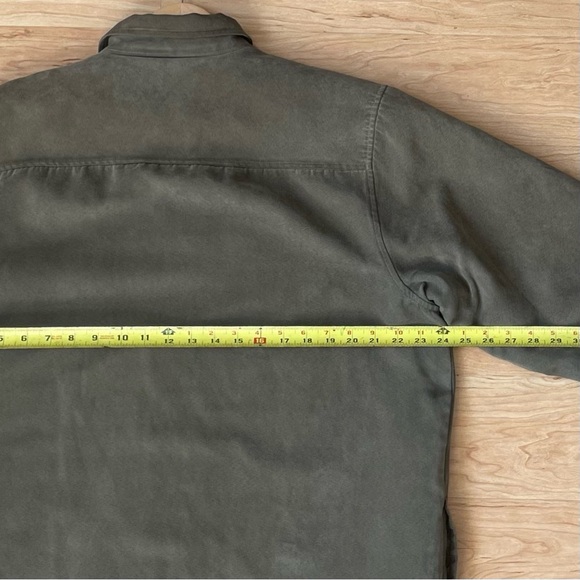 High Sierra Men’s Olive Green Suede like Jacket in Medium- Vintage & Perfect - Picture 7 of 8